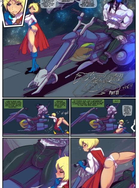 mangaporn.net - PowerGirl XXX Lobo – Fred Perry