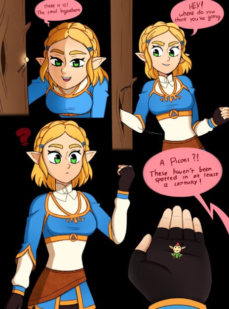 mangaporn.net - A Minor Side Quest – Giantess Zelda – Punishedmosquito