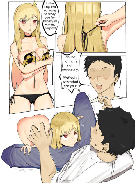 mangaporn.net - Marin Kitagawa blowjob – Adore for