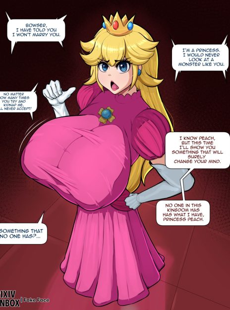 mangaporn.net - Princess Peach x Bowser – Fake Face