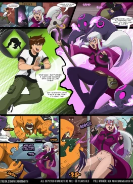 mangaporn.net - Future Ben 18 Vs CharmCaster_ Magical Pacts – HermitMoth