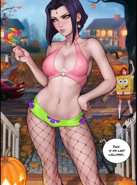 mangaporn.net - Raven In Patrick’s Costume! – Aroma Sensei